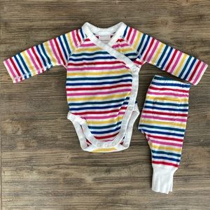 Hanna Andersson Rainbow Wiggle Set 0-3mo